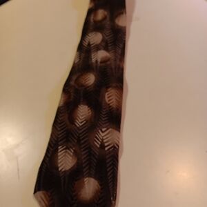 Grateful Dead Brown and Black Patterned Tie